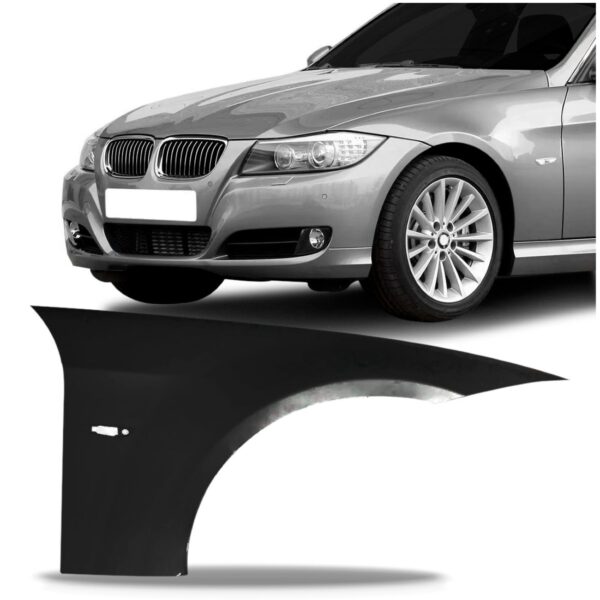 Paralama Bmw S3 2006 2007 2008 2009 2010 2011 Com Furo Seta Lado Direito