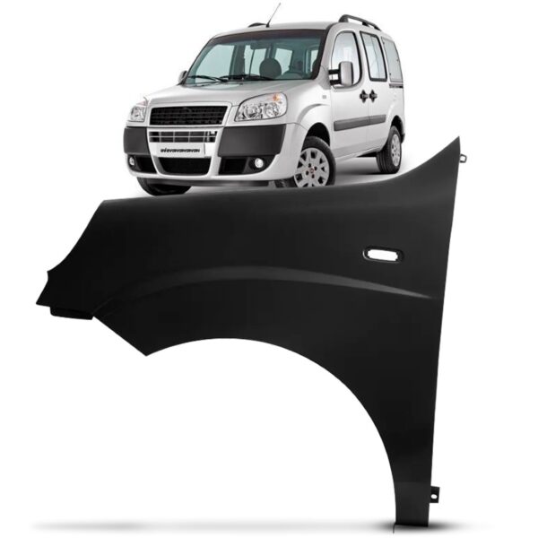 Paralama Doblo 2009 A 2016 Com Furo Emblema Lado Esquerdo