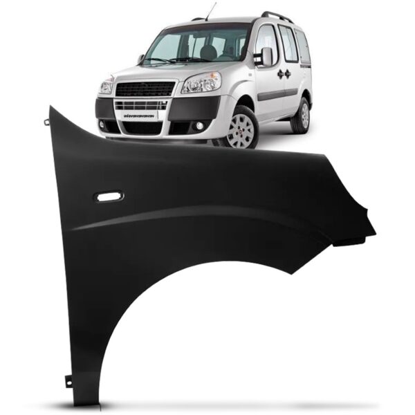 Paralama Doblo 2009 A 2016 Com Furo Emblema Lado Direito