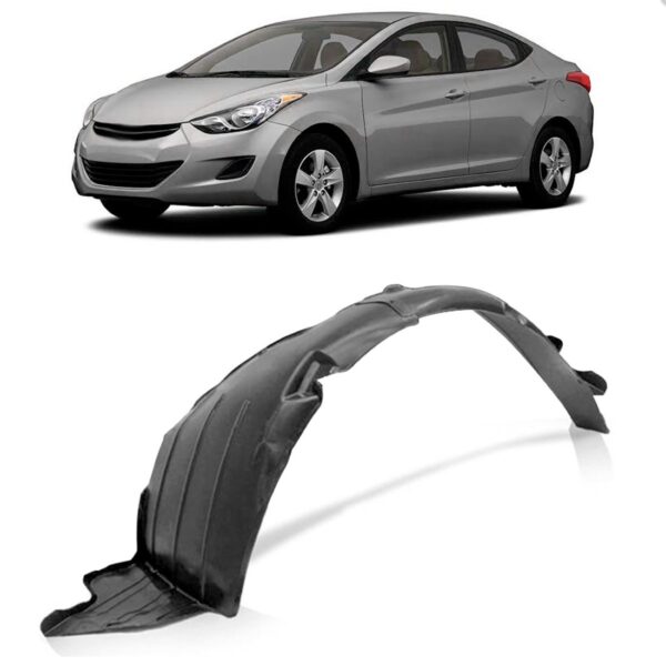 Protetor Caixa De Roda Elantra 2011 2012 2013 Parabarro Lado Direito