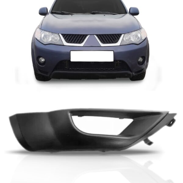 Saia Spoiler Dianteiro Outlander 2007 2008 2009 Lateral Lado Esquerdo