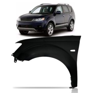 Paralama Outlander 2007 A 2009 Com Furo Pisca Lado Esquerdo