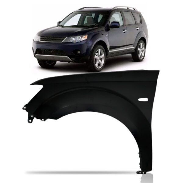 Paralama Outlander 2007 A 2009 Com Furo Pisca Lado Esquerdo