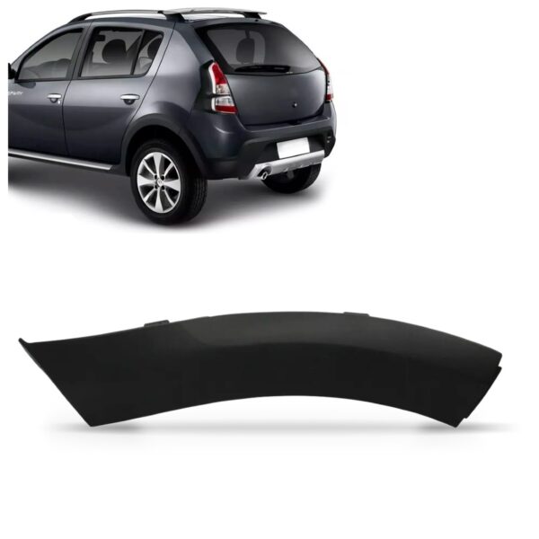 Alargador Paralama Traseiro Sandero Stepway 09 A 11 12 13 14 Lado Direito