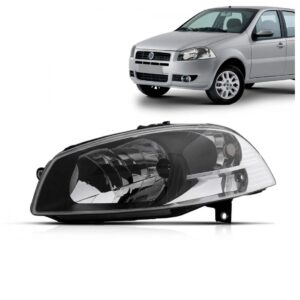 Farol Palio 08 2009 Strada 14 2015 2016 Manual Reto 1ª Linha - Esquerdo/motorista