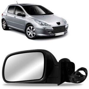 Retrovisor Peugeot 307 2001 A 2012 Elétrico Retrátil Térmico Lado Esquerdo