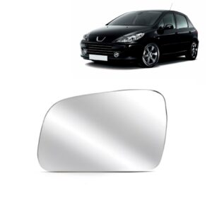 Lente Retrovisor Peugeot 307 2003 A 2012 Asférico Lado Esquerdo