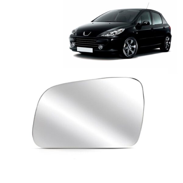 Lente Retrovisor Peugeot 307 2003 A 2012 Asférico Lado Esquerdo