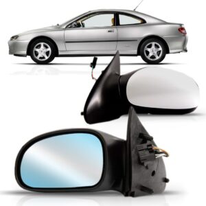 Espelho Retrovisor Peugeot 406 1998 99 00 01/2004 Elétrico Lado Esquerdo