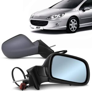 Retrovisor Peugeot 407 Griffe 3.0 2005 2006 2007 2008 2009 Lado Esquerdo