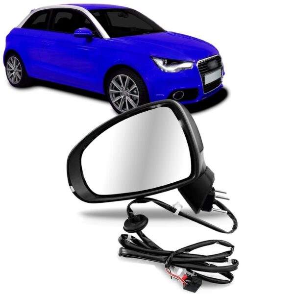 Retrovisor Audi A1 2010 A 13 2014 Elétrico Térmico C/ Pisca Lado Esquerdo