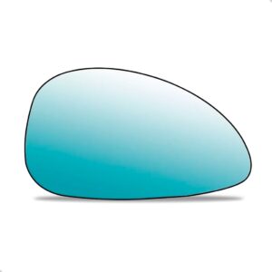 Espelho Base Retrovisor C4 2007 08 09 10  2011 Térmico Azul Lado Direito