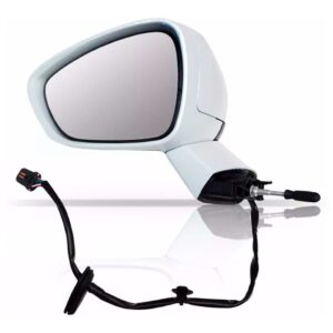 Retrovisor Para Citroen C5 2008 A 2013 Elétrico Lente Prata Lado Direito