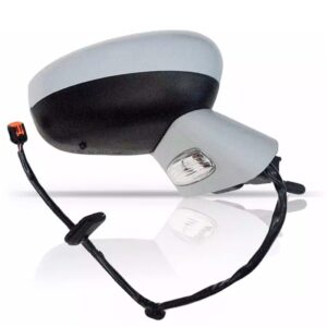 Retrovisor Para Citroen C5 2008 A 2013 Elétrico Lente Prata Lado Direito