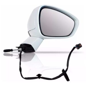 Retrovisor Para Citroen C5 2008 A 2013 Elétrico Lente Prata Lado Esquerdo