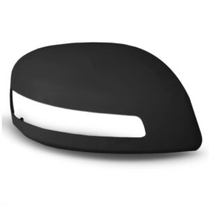 Capa Retrovisor Civic 2012 A 2015 C/ Furo Preto Liso. Lado Direito