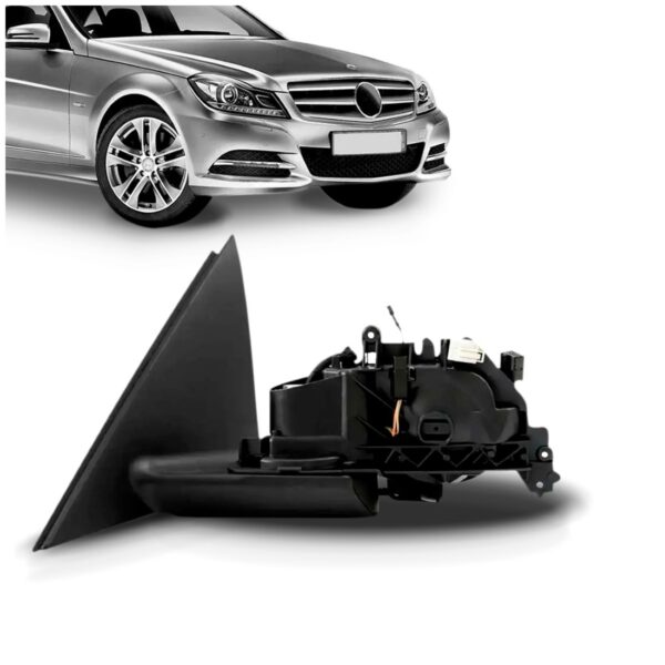 Retrovisor Mercedes C200 2008 A 2014 Eletrico Sem Capa Lado Esquerdo