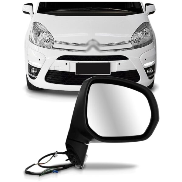 Retrovisor Grand Picasso 2008 A 13 2014 Elétrico Com Pisca Lado Direito