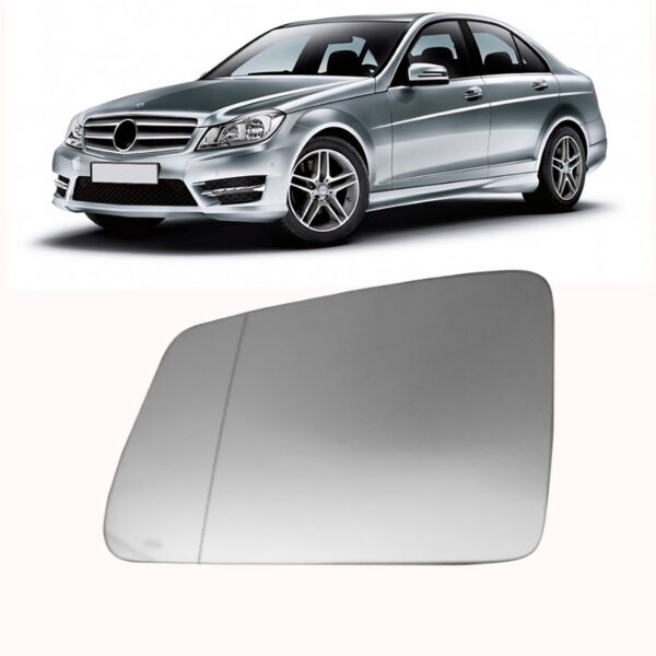 LENTE RETROVISOR MERCEDES CLASSE C 2011 A 2013 TERMICO/ASFERICO LE