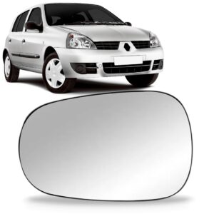Lente Retrovisor Clio 2000 A 2012 Lado Esquerdo