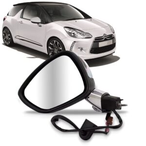 Retrovisor Citroen Ds3 2013 A 2014 Retratil Capa Cromada Le