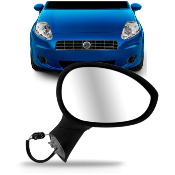 Retrovisor Punto 2007 2008 2009 2010 2011 2012 C/capa Primer Lado Direito