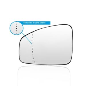 Lente Retrovisor Fluence 2010 2011 2012 2013 Termica C/ Base Lado Direito