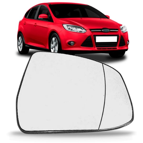 Lente Retrovisor Focus 2008 A 11 12 13 2014 Térmico Asférico Lado Direito