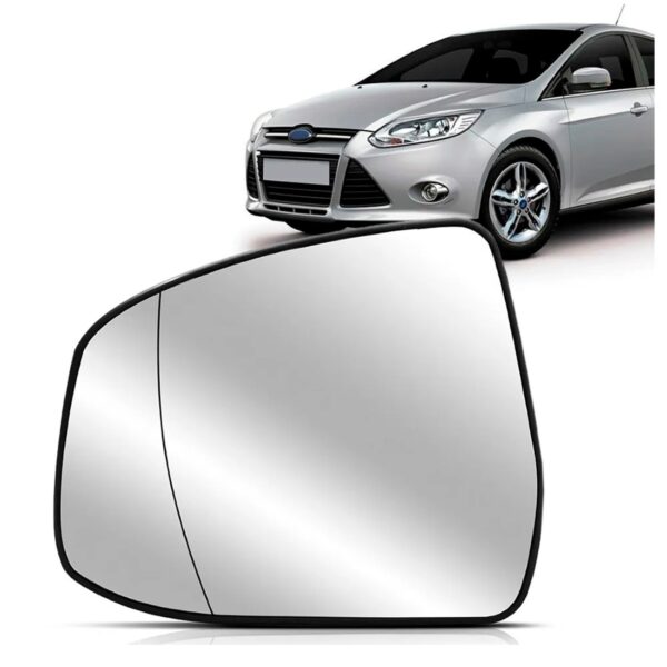 Lente Retrovisor Focus 2014 15 16 17 18 2019 Asférico Lado Esquerdo