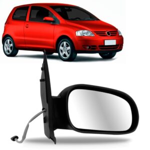 Retrovisor Fox 2004/09 Elétrico Aquecedor Capa Texturizada Lado Direito