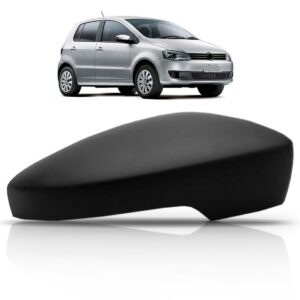 Capa Retrovisor Fox 2010 11 12 13 2014 Texturizado Com Furo Lado Direito