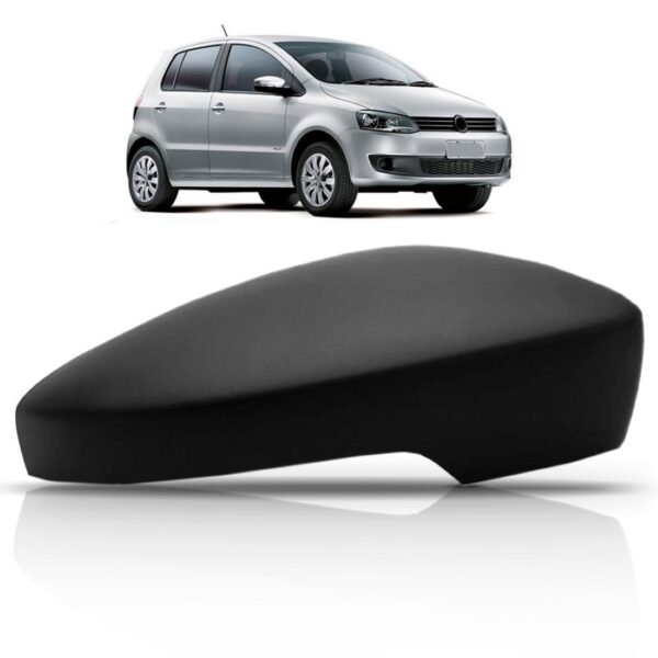 Capa Retrovisor Fox 2010 11 12 13 2014 Texturizado Com Furo Lado Direito