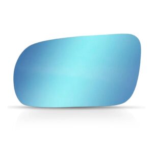 Lente Retrovisor Golf 1999 00 01 02 03 A 2006 Térmico Azul Lado Esquerdo