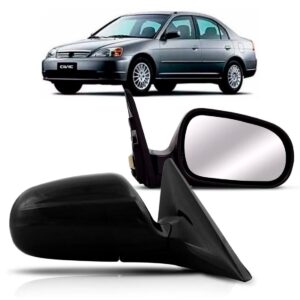 Retrovisor Civic 2001 2002 2003 4 Portas Elétrico C/garantia Lado Direito