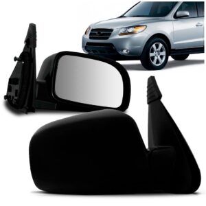 Retrovisor Santa Fé 2007/2010 Elétrico Retrátil Preto Oferta Lado Direito