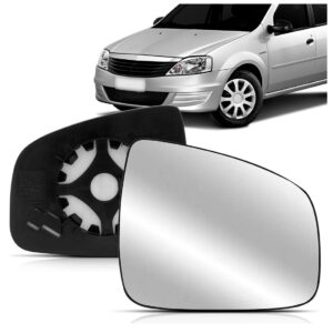 Lente Retrovisor Logan 2009 10 11 12 13 2014 S/ Aquecimento Lado Direito