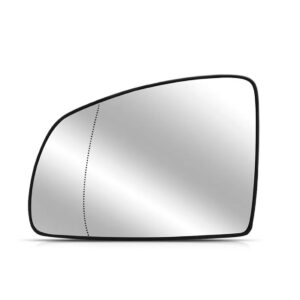 Lente Retrovisor Para Meriva 2003 A 2012 Térmico Lente Prata Lado Esquerdo