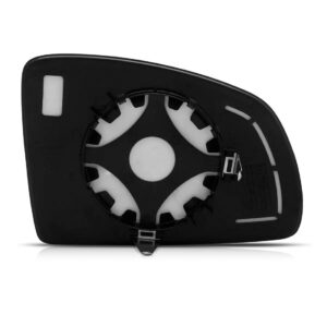 Lente Retrovisor Para Meriva 2003 A 2012 Térmico Lente Prata Lado Esquerdo