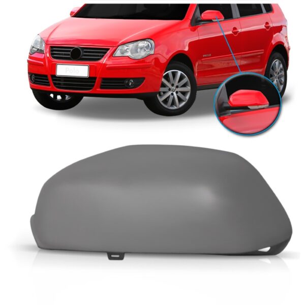 Capa Do Retrovisor Polo 2007 A 2012 Primer Le Esquerdo