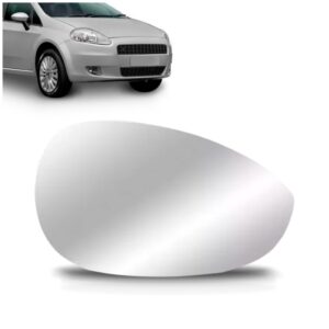 Lente Retrovisor Punto 2007 08 09 10 11 12 13 14 15 16 2017 Lado Esquerdo