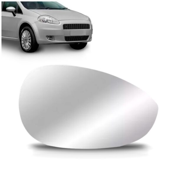 Lente Retrovisor Punto 2007 08 09 10 11 12 13 14 15 16 2017 Lado Esquerdo