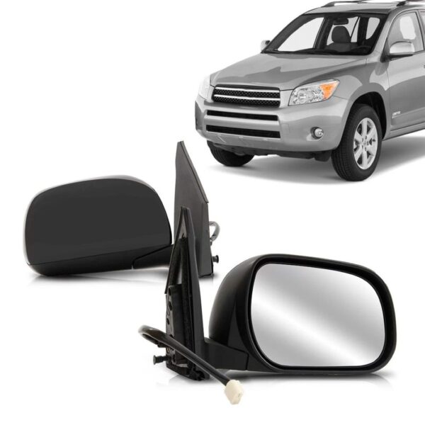 Retrovisor Rav4 2006 A 2008 Elétrico Térmico Retrátil Primer Lado Direito