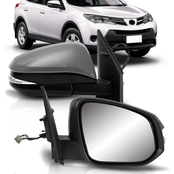 Espelho Retrovisor Rav4 13 14 15 16 Eletrico C/ Pisca Primer Lado Direito