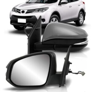 Espelho Retrovisor Rav4 13 14 15 16 Eletrico C/ Pisca Primer Lado Esquerdo