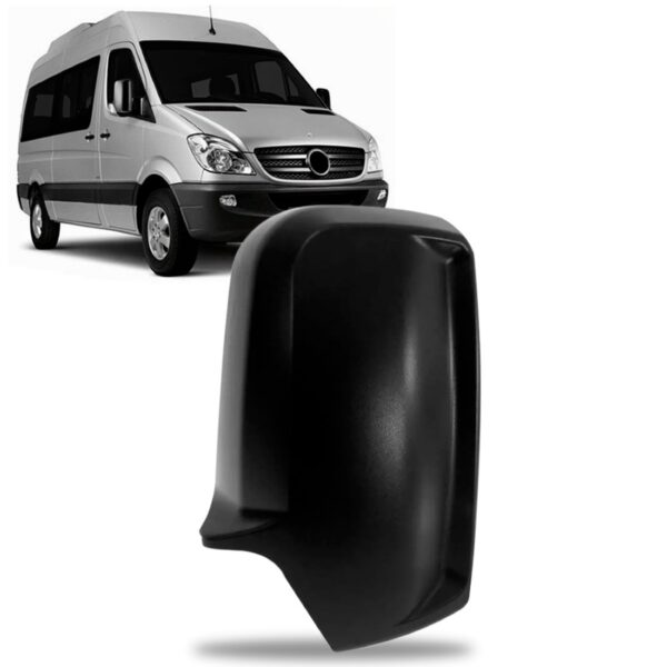 Capa Retrovisor Sprinter Chassi 2020 2021 2022 Preto Lado Esquerdo