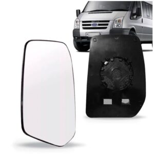 Lente Retrovisor Transit 2008 A 2014 Superior Lado Esquerdo