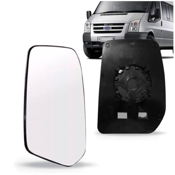 Lente Retrovisor Transit 2008 A 2014 Superior Lado Esquerdo