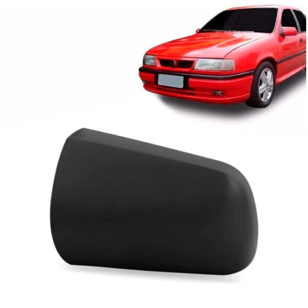 Capa Retrovisor Vectra 1994 1995 1996 Com A Cor Preta Lisa Lado Esquerdo
