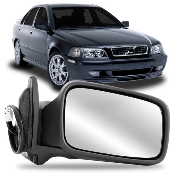Retrovisor Para Volvo S40 1996/99 2000 Elétrico Térmico Lado Direito