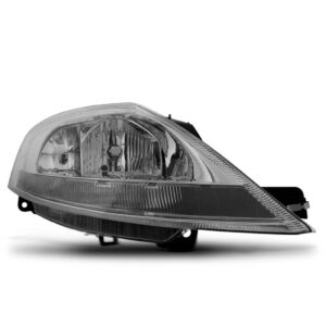 Farol C3 03 04 2005 2006 2007 A 2012 Mascara Negra 1ª Linha - Esquerdo/motorista